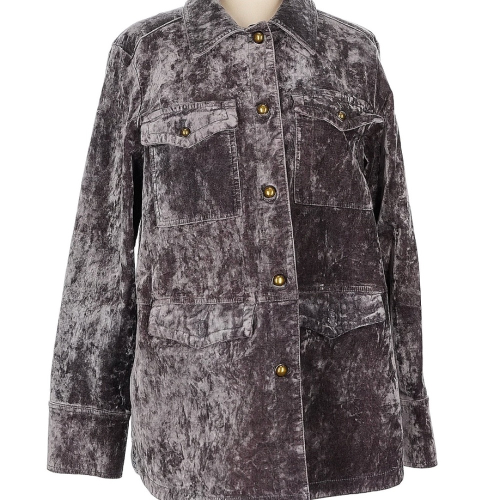 Anthropologie Faux Fur/ Suede Jacket